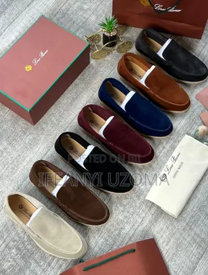 Luxury Suede Loafers Shoe