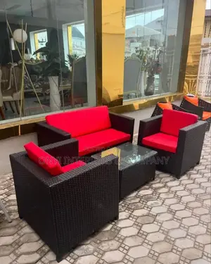Outdoor Sofa Chair and Center Table