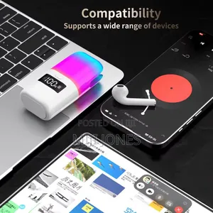 "Tf23 Box Hifi Wireless Speaker Earbuds W/ Light"