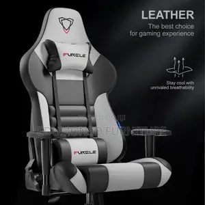 Computer Racing Gaming Ergonomic Chair + Footrest