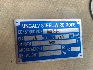 16mm Black (F.C) Wire Rope