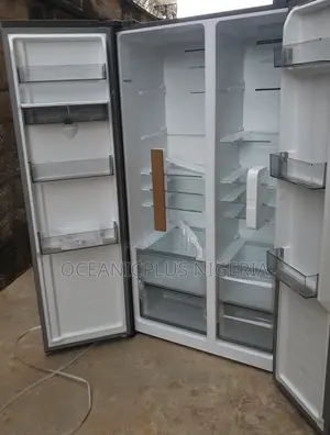 Spacious Hisense 529l Side by Side Refrigerator- Rd5p558nmsn