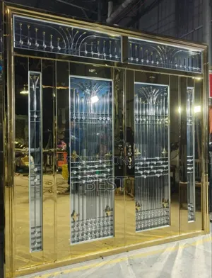 Glass Full Double Doors 9ft Height By 8ft Wide