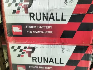 Runall Truck Battery N120 12v/120ah(20hr). Korean Technology