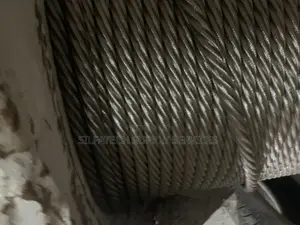 20mm Left Hand/Right Hand Black Steel Wire Rope