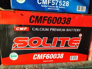 Solite Cmf60038 100ah Calcium Premium Battery, Made in Korea