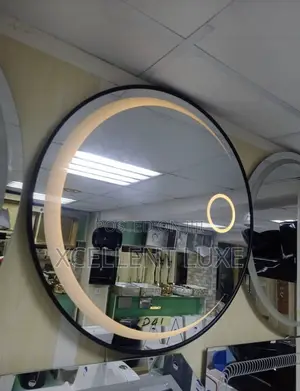 Round Led Mirror Moon Shape