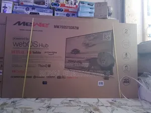 Mewe 75 Inches Smart 4k Uhd Led Double Glass Bt Tv
