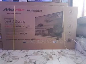 Mewe 75 Inches Smart 4k Uhd Led Double Glass Bt Tv