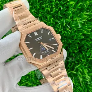 Hanboro Quality Luxury Men Chain Strap Wristwatch