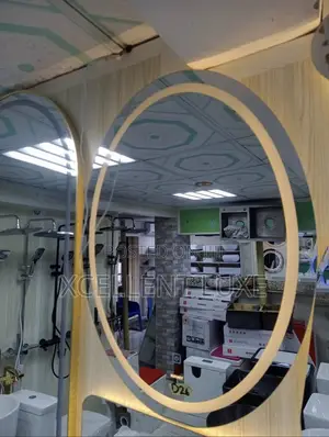 Oval Shaped Led Mirror With 3lights