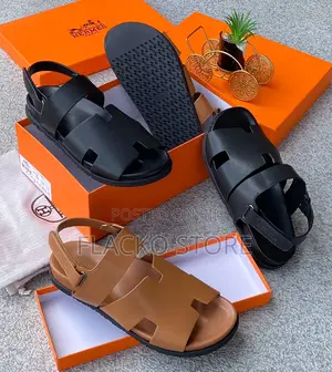 Original Hermes Leather Sandals