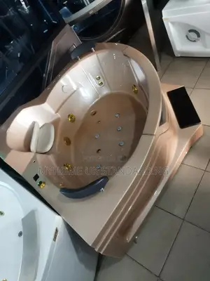 Whirlpool Jacuzzi Massage Bathtub Brown Bathroom Morden