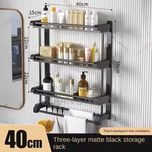 3-Layer 40cm Cosmetic Organizer Rack