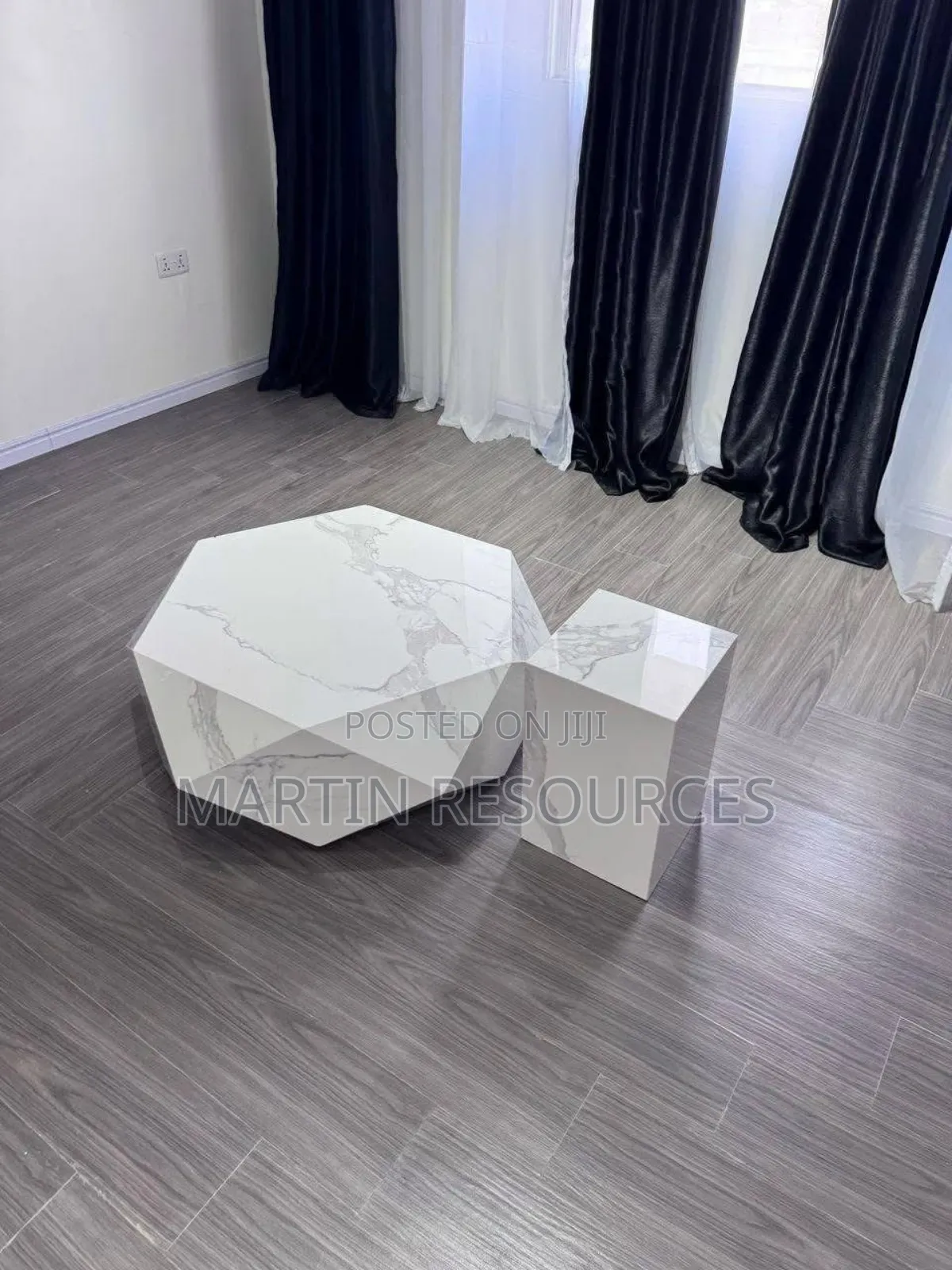 Marble Centre Table With Marble Side Table
