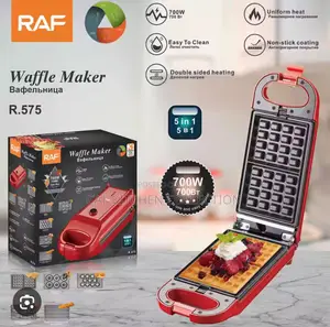 Raf 5 in 1 Waffle Snacks Maker