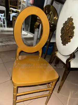 Gold O Back Chair