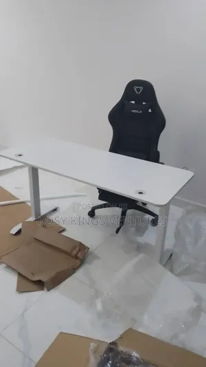 Brand New Electric Height Adjustable Desk With Gaming Chair