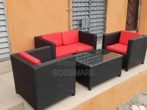 4 Seater Rattan Sofa for Outdoors