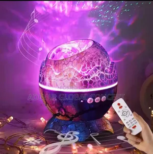 Egg Galaxy Projector Bluetooth Speaker Night Light Remote