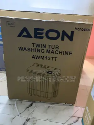 Aeon 13kg Heavy-Duty Twin Tub – Ideal for Large Families
