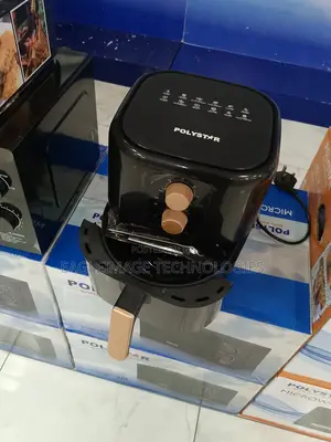 Powerful Polystar Pv-K5afm Air Fryer-Strong 100% Copper