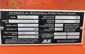 JLG Ariel Platform