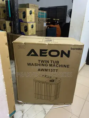 Aeon 13kg Twin Tub – Fast Wash, Quick Spin, Done