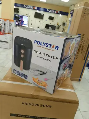 Compact-Size Polystar Pv-K5afm Air Fryer- Easy Storage