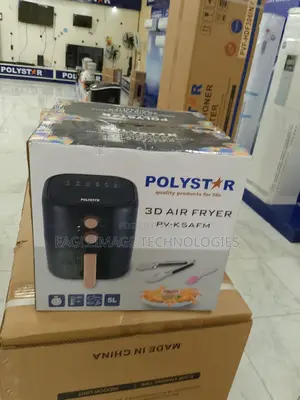 Chef-Style Polystar Pv-K5afm Air Fryer- Gourmet Meals
