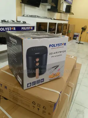 Safety-Tested Polystar Pv-K5afm Air Fryer- Secure Operation