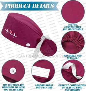 Cotton Scrub Hat for Nurses
