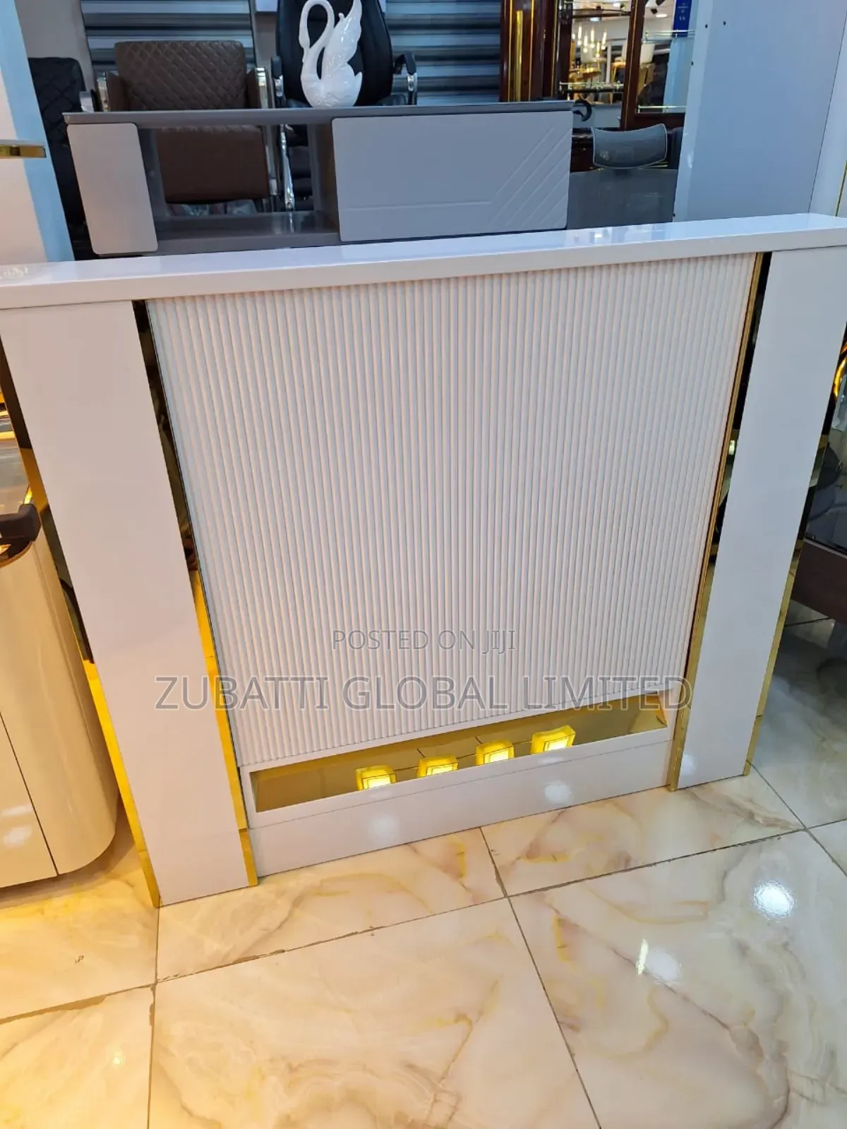 Foreign Receptionist Table With Led Light