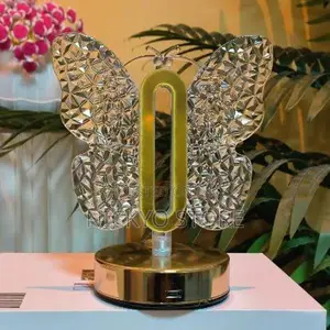 Butterfly Crystal Touch Lamp – Elegant Led Light