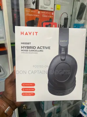 H655bt Havit Hybrid Active Noise Cancellation Headset (Anc)