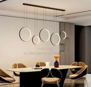 Modern Long Chandelier for Staircase