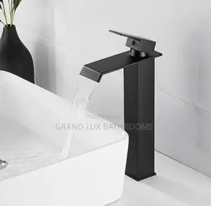 Luxury Black Water Fall Faucet