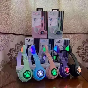 Cat Ear Led Wireless Headphones – Fun, Stylish Powerful
