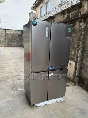 Sleek Hisense Rs87ws 634l Side-by-Side Fridge With Led Light
