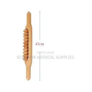 Wooden Anti-Cellulite Roller Wand