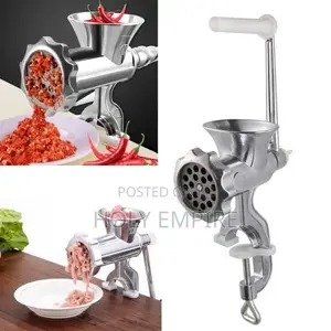 Adjustable Meat Mincer Grinder Hand Operated Heavy Duty