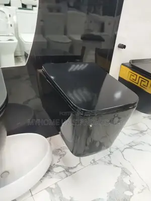 Original Ideal England Black Wall Hung Water Closet With Tank