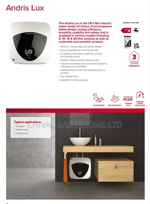 Ariston Italian 10lt Under Sink Water Heater