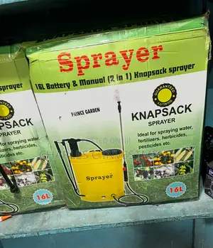 2-in-1 Rechargeable Knapsack Sprayer – 16l Battery + Manual
