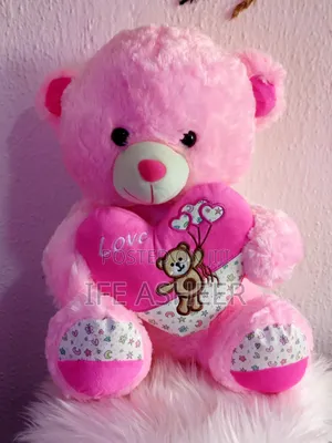 50cl Pink Teddy Bear