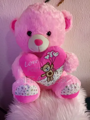 50cl Pink Teddy Bear