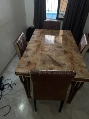 Original Dinning Chair and Table Made of Mable