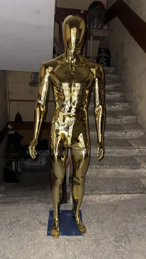 Medium Size Face Less Gold Male Display Mannequin