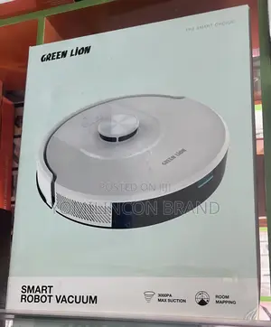 Green Lion Smart Robot Vacuum Cleaner - Black