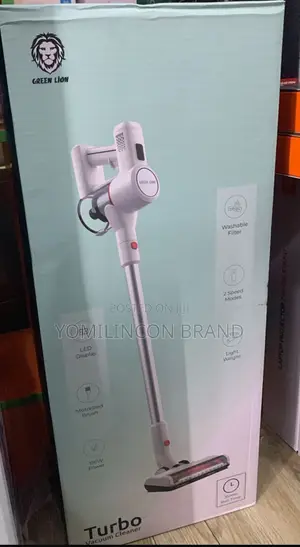 Green Lion Turbo Vacuum Cleaner - White
